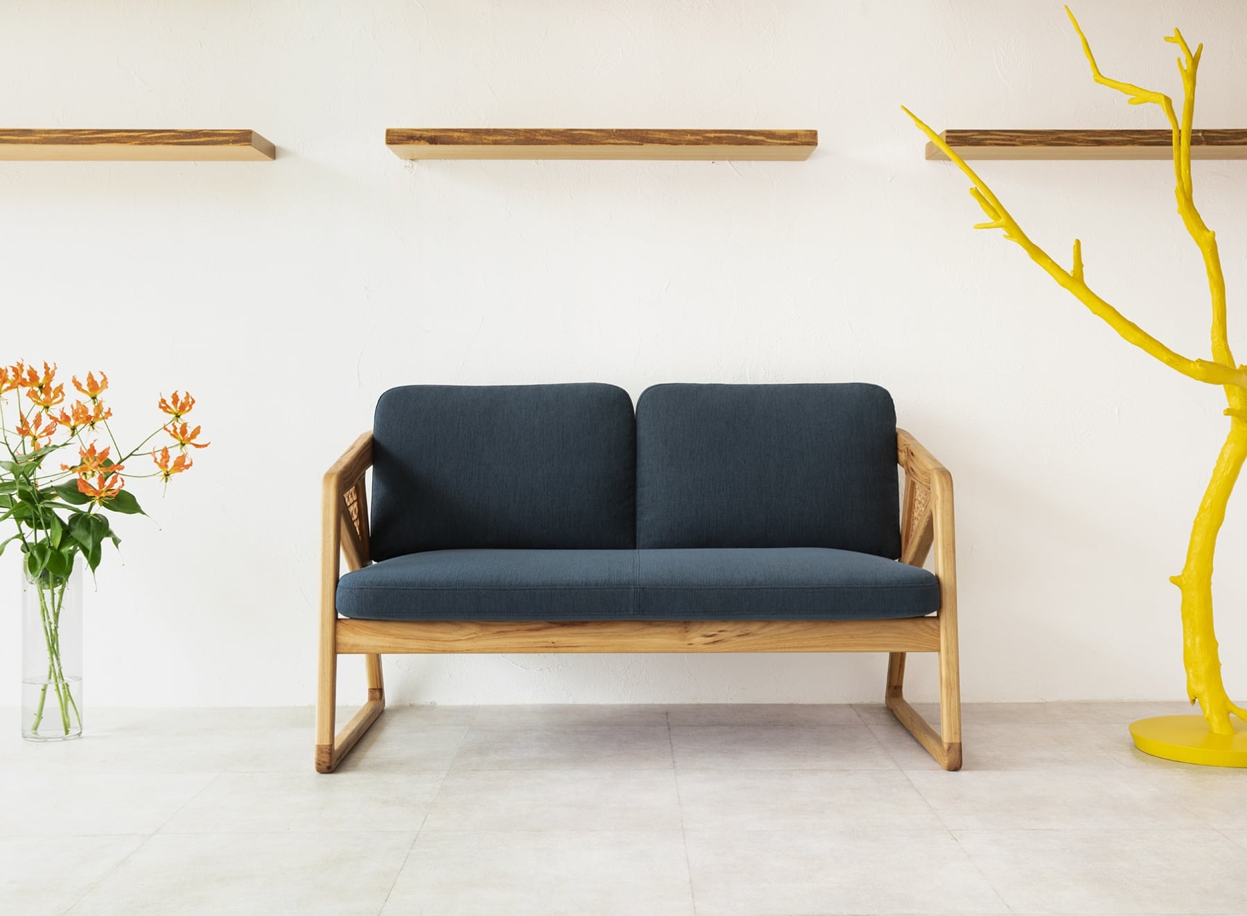 Lounge Chair 2P | PRODUCTS | boku | 国産デザイナーズ家具ブランド